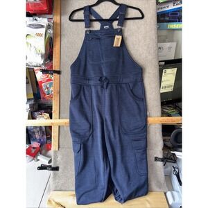 Duluth Trading Company Women's Snagstop Sweats Bib Overalls Woman's Size Small